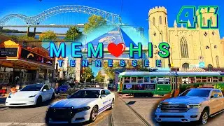 Memphis Drive Part 3/4, Tennessee USA 4K - UHD