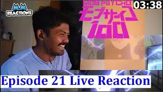 Mob SEARCH MODE & Teru vs Shimazaki! - Mob Psycho 100 Anime Episode 21 Live Reaction