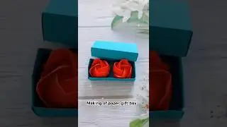 Make gift box with paper | valentine gift box | gift ideas | Valentine&rsquo;s day |#giftbox #valentine