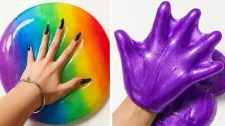 8 Hours Of Oddly Satisfying Slime ASMR Videos - Relaxing When Stressed or Sleep