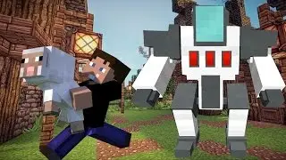 Robot a Játékban? - Minecraft egy parancsos Modok! - 4.rész