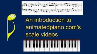 Introduction to animatedpiano scale videos