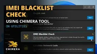 Chimera Utilities &ndash; IMEI Blacklist Check