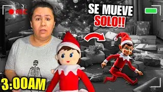 GRABÉ A MI *ELFO MALDITO* MOVIÉNDOSE A LAS 3:00AM😱 terrorifico