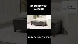 LEGACY OF COMFORT NYSIR OTTOMAN BENCH WITH STORAGE. #ottoman #amazon #poufottoman #woodenbench