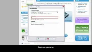 Set user login in Omnius