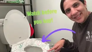Honest review of toilet seat covers!