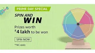 Amazon Quiz Answers | Spin and Win Prime Day Special | FunZone