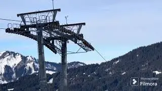 HORNBAHN HINDELANG 800m - 1320 m Doppelmayr SEILBAHN 🚡   Videos!!!