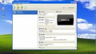download, install and configure-fedora 16 on virtual box windows XP