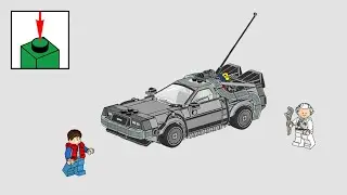 LEGO Speed Champions 77256, Time Machine from Back to the Future - building instructions