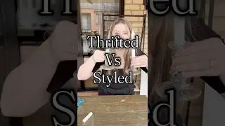 Thrifted Vs Styled - Would you spend $3 on these? #secondhandshopping #thriftscore #thriftflip