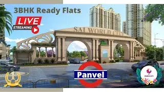 3BHK Flats Sai World City Paradise Group Panvel | Palaspe Phata Panvel | Actual Flat Ready to Move