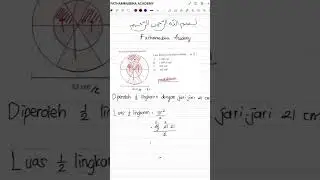 [POMADE] Pembahasan Olimpiade Matematika esDE Materi Geometri bagian Luas Lingkaran