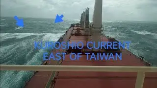 KUROSHIO CURRENT plus swell in Eastern Taiwan heading to South Korea