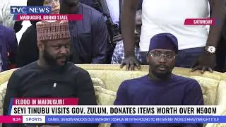 Seyi Tinubu Visits Gov. Zulum, Donate Items Worth Over N500M