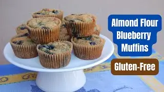Almond Flour Blueberry Muffins - Gluten Free and Dairy Free Recipe
