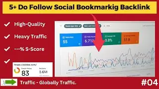 5+ Do Follow Social Submission Backlinks Lists | How to Create #socialbookmarking #backlinks 2024