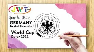 [How to Draw] - Drawing Germany Football Logo