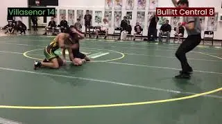 Chris Villasenor vs Bullitt Central (1/7/2026 Western Duals #3)