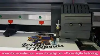 Focus DTG printer for textile printing with 2 Epson5113 print head