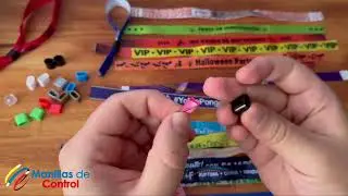 C&oacute;mo Poner Broches de Seguridad en Manillas de Tela Sublimadas o Tejidas | Tutorial F&aacute;cil