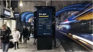 Digital billboards in Stockholm swap ads for homeless shelter info ❇️ Knowledge for Health