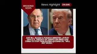 JUST IN🚨 Russia&rsquo;s Foreign Minister Lavrov says U.S.  #news #breakingnews