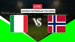 🔴LIVE ITALY WOMEN VS NORWAY WOMEN | WOMENS PENTANGULAR T20I SERIES IN SPAIN 2022 | ITAW V NORW | T20
