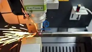 [SteviS Laser] High speed angle cutting stainless steel rectangular tube, new type laser tube cutter