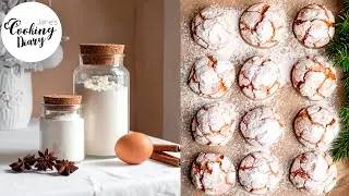 Gingerbread Crinkles | Soft and Fragrant Christmas  baking