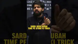 Trick to Study in Winters without Laziness & Get Up on Time 🥶💪 | IIT Motivation  #shorts #jee #neet