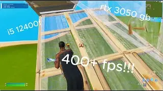 Rtx 3050 6gb and i5 12400f fortnite fps test (performence mode)