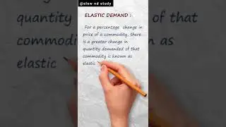 Elastic demand | SSecon bites#14 | #elasticity #ugcnet #ugc #gateexam #economics #sscmcq