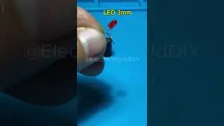 How to Blink LED with BC547 + Capacitor 💡 | Simple Circuit #DIY #Electronics