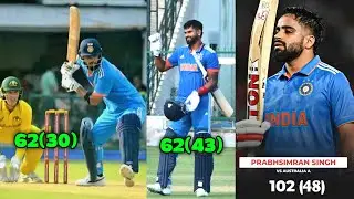 Prabhsimran Singh, Shreyas Iyer and Riyan batting vs Australia A | Ind A vs Aus A 3rd ODI Highlights