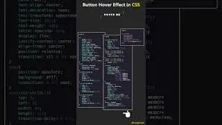 Button Hover Effect in CSS
