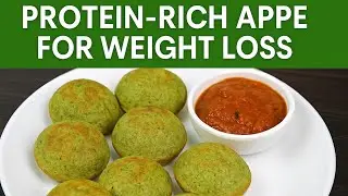 High Protein Indian Breakfast | Sprouts & Spinach Appe for Muscle Gain & Fat Loss
