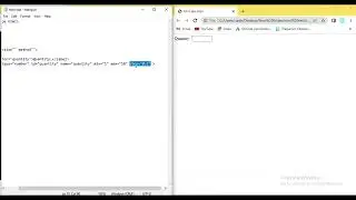 HTML course for beginners. input type number element.