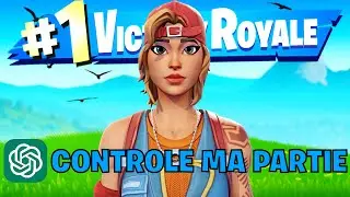 CHAT GPT Contr&ocirc;le ma partie Fortnite ! (ses choix son nuul) #fortnite #gaming #ad #chatgpt