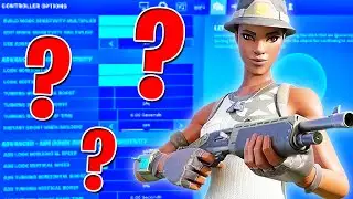I Copied Dropz NEW Controller Settings in Fortnite and THIS happened.. (Best Linear Aimbot Settings)