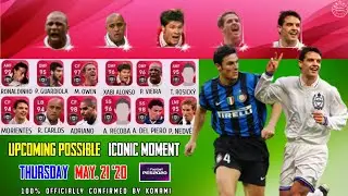 Upcoming Possible Iconic Moment May. 21 '20 Official Boosted Ratings || Pes 2020 Mobile
