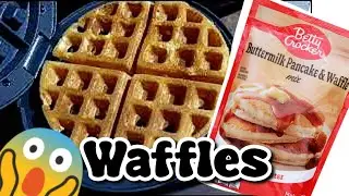 Mescla Buttermilk Pancake y Waffle Mixde de Betty Crocker / Es Buena Para Waffle ?