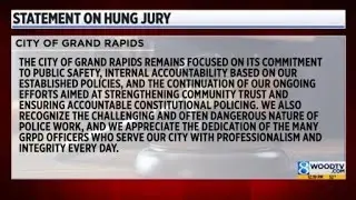 City of Grand Rapids issues statement after Schurr case declared a mistrial