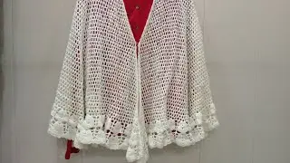 Beautiful ❤️ crochet poncho model #crochet  @fabricdesigner604