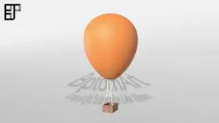 Hot Air Balloon v1 004 3D Model Showcase*