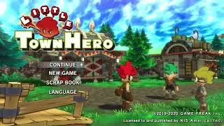 Little Town Hero Title Screen (PC, PS4, Xbox One, Switch)