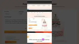 Create Free Christmas Cards Online with AI :Quick and Easy Generator#holidaycards