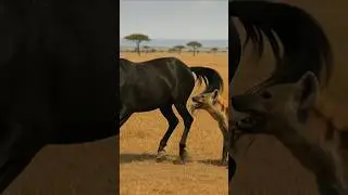 &ldquo;What was that?Black Stallion&rsquo;s Hidden Weapon?&rdquo; 🐎🖤⚡  #animals #viralvideo