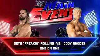 WWE FULL MATCH: Seth Rollins vs. Cody Rhodes : MAIN EVENT One on One, Dec 24, 2025 (WWE 2K25)